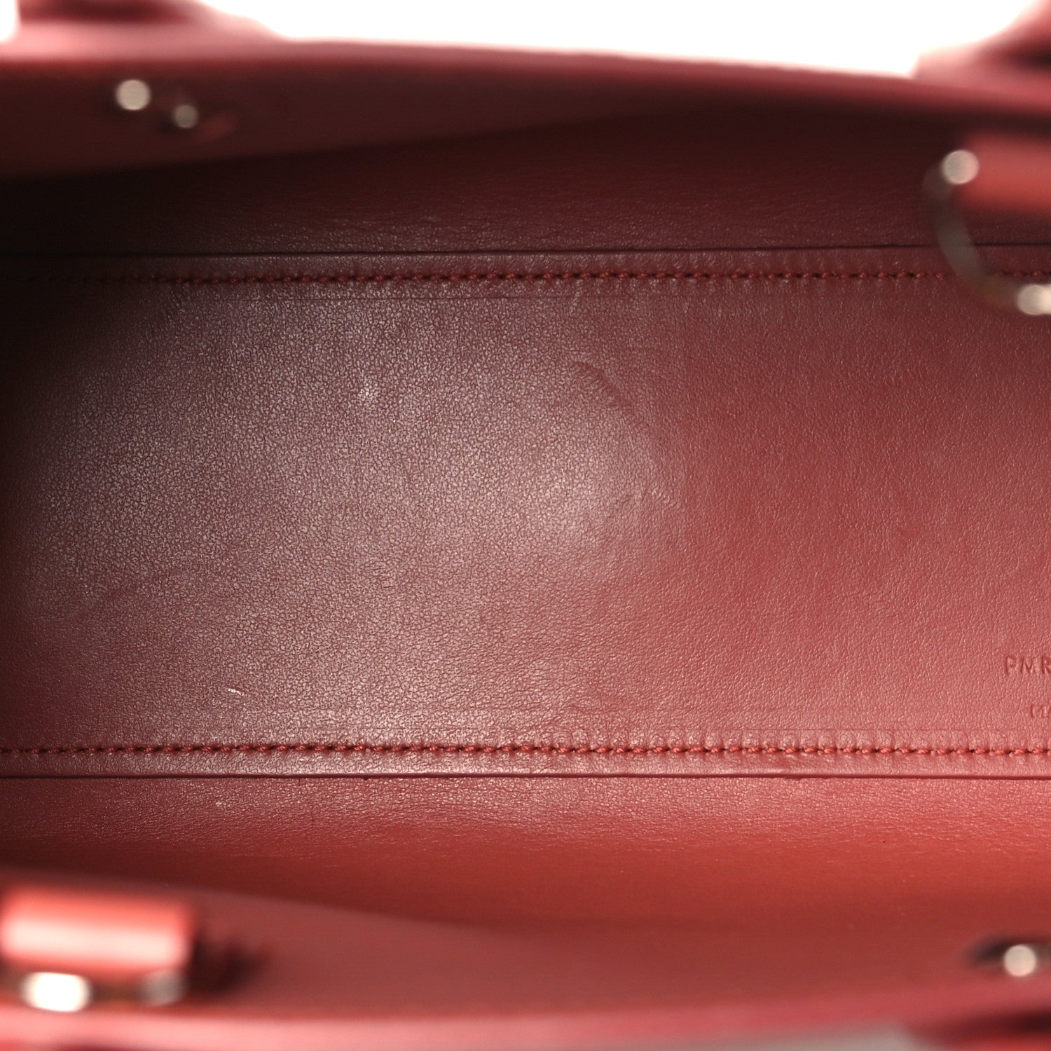 Saint Laurent Calfskin Crocodile Embossed Nano Sac De Jour Rose Fonce 5 of 11