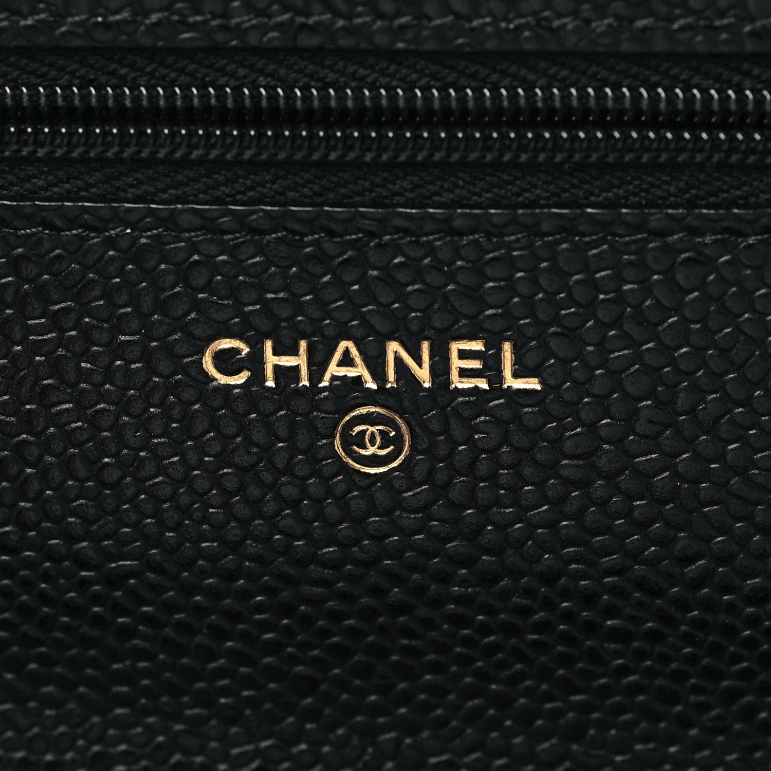 Chanel Caviar Quilted Wallet On Chain WOC Black 6 of 12