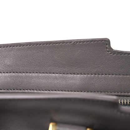 Saint Laurent Smooth Calfskin Small Cabas Monogram Fog 21 of 21