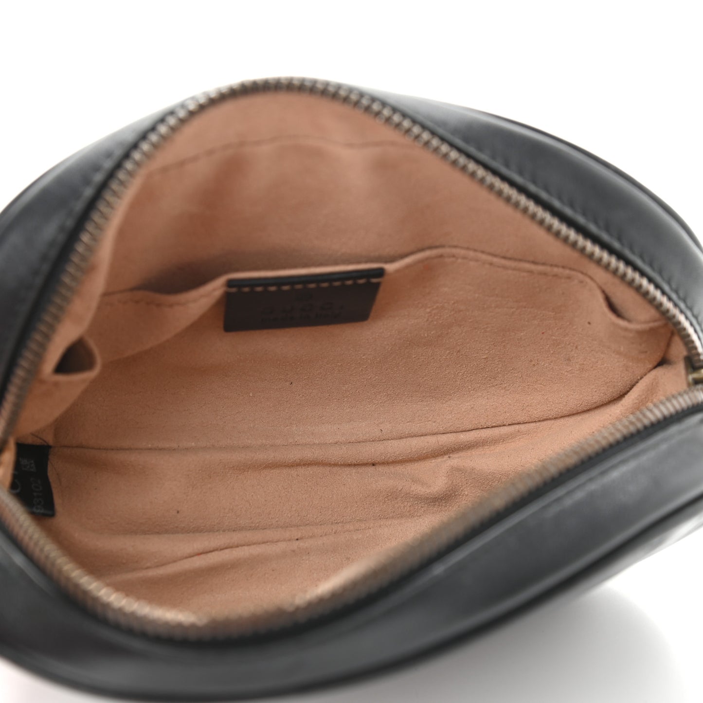 Calfskin Matelasse GG Marmont Belt Bag 85 34 Black