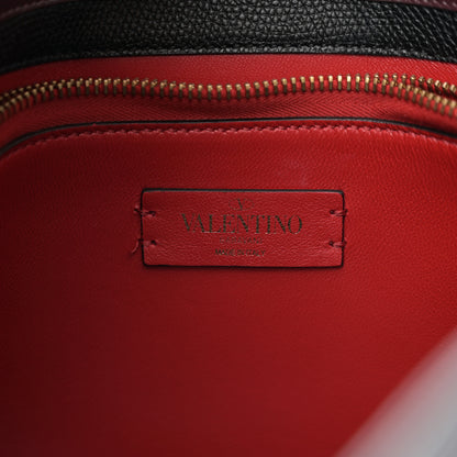 Valentino Garavani Grainy Calfskin VSling Hobo Bag Black 6 of 11