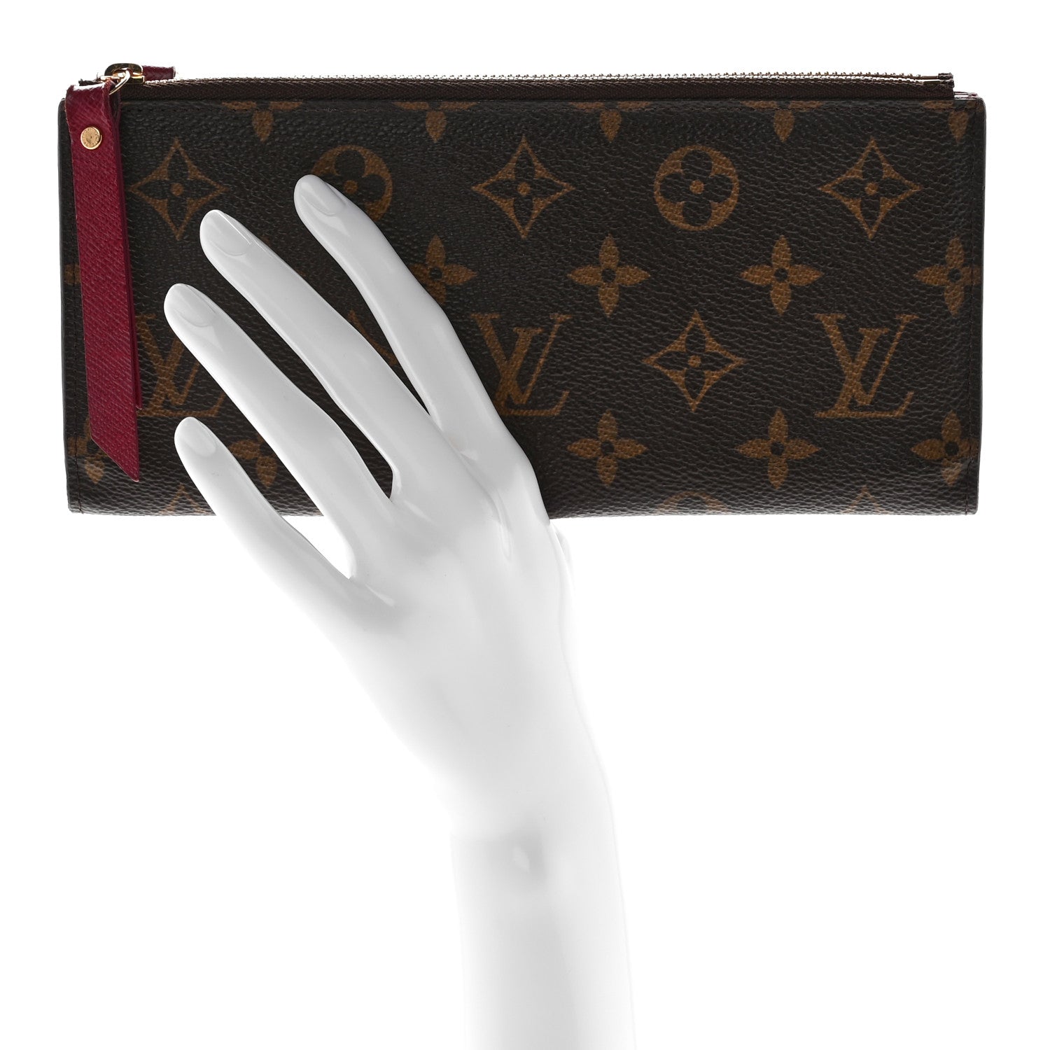 Louis Vuitton Monogram Adele Wallet Fuchsia 2 of 9