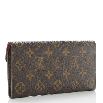Louis Vuitton Monogram Josephine Wallet Red 3 of 9