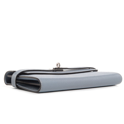 Hermes Epsom Kelly Long Wallet Ciel 7 of 13
