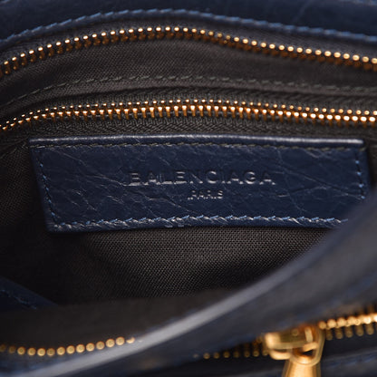 Balenciaga Agneau Giant 12 Gold Hardware Mini City Bleu Obscur 6 of 7