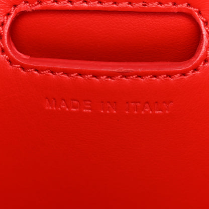 Christian Louboutin Calfskin Patent Studded Small Paloma Red 7 of 11