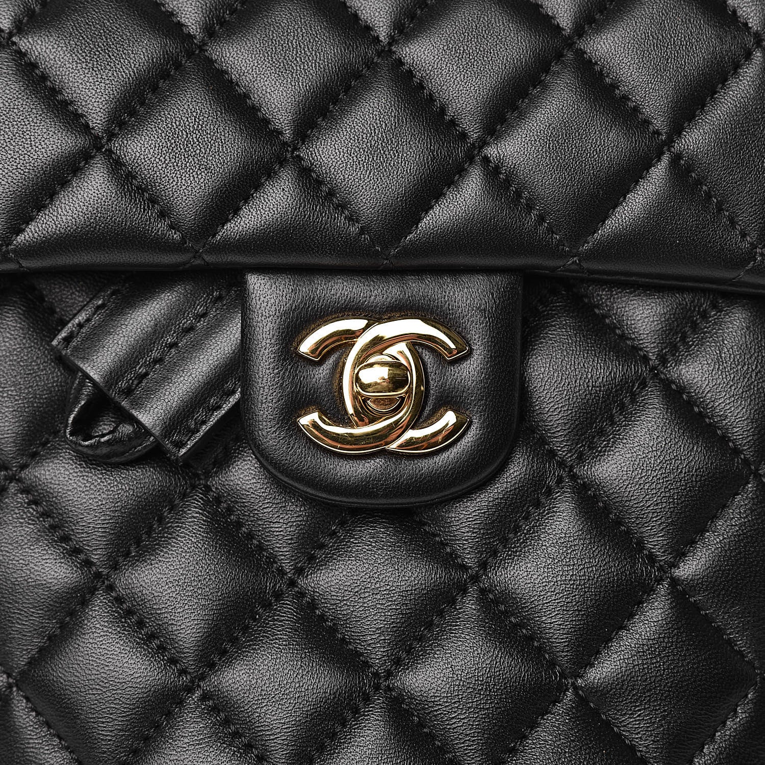 Chanel Lambskin Quilted Mini Urban Spirit Backpack Black 12 of 12