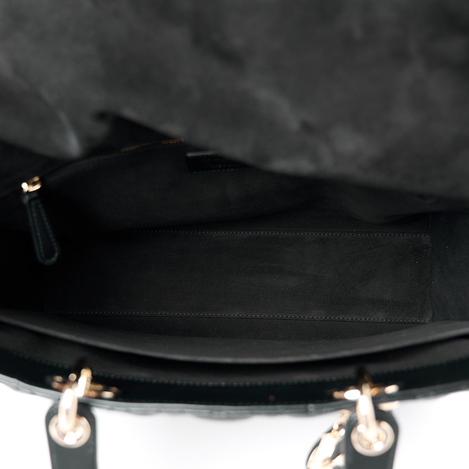Christian Dior Lambskin Cannage Large Lady Dior Black 5 of 11