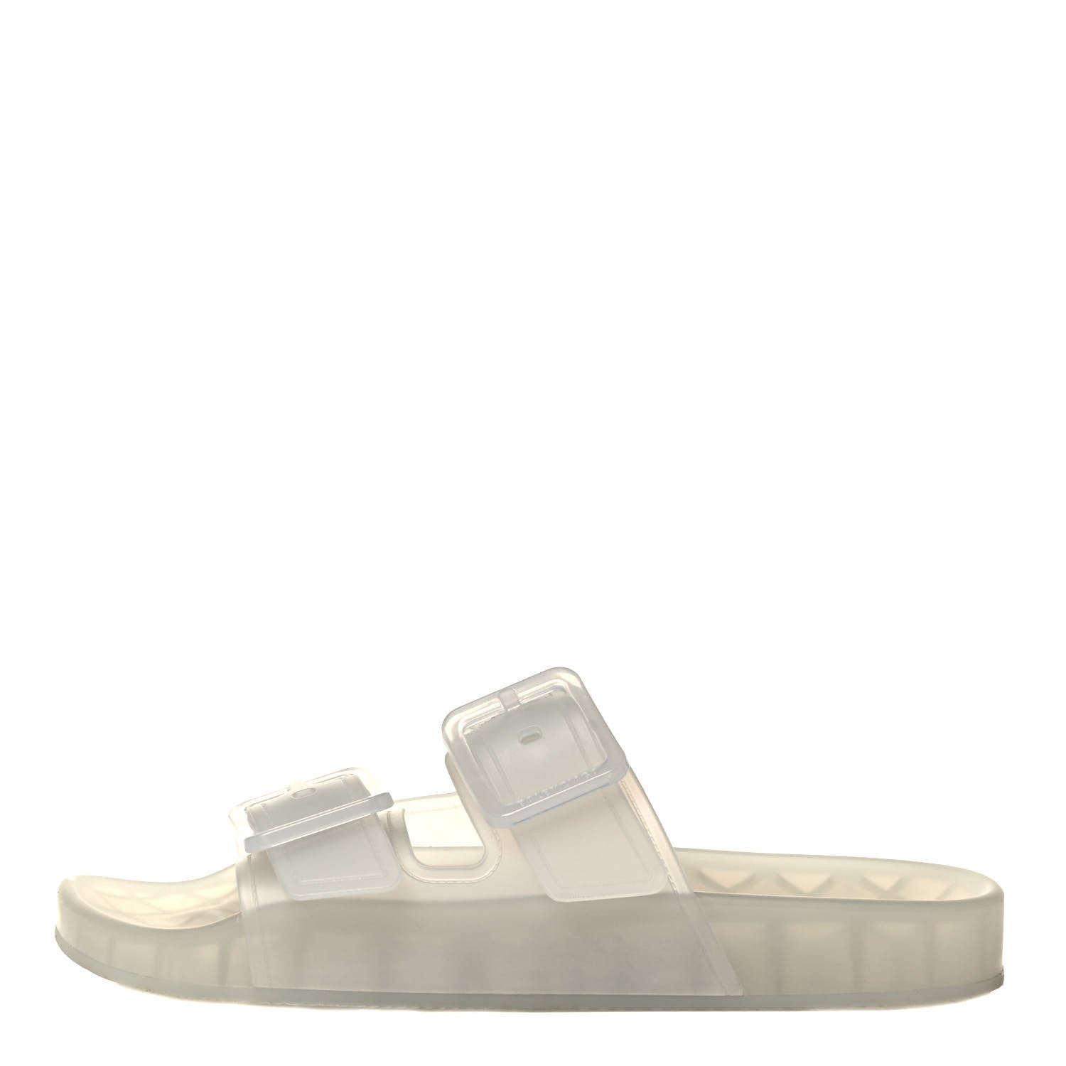 Balenciaga Technical Polyurethane Mallorca Slide Sandals 38 Transparent 1 of 7