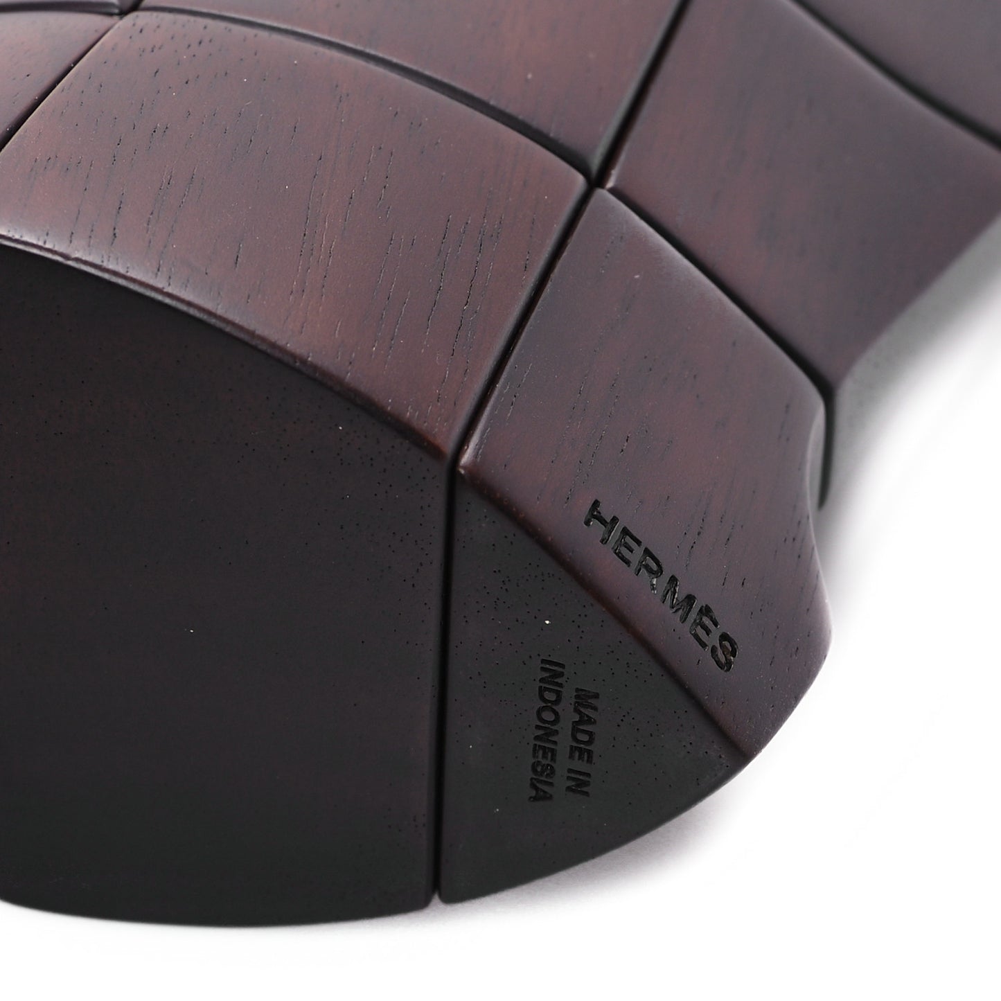 Mahogany Wood Samarcande Brainteaser Paperweight Acajou Brun