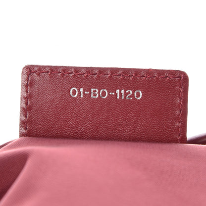 Christian Dior Coated Canvas Cannage Medium Panarea Tote Red 9 of 9