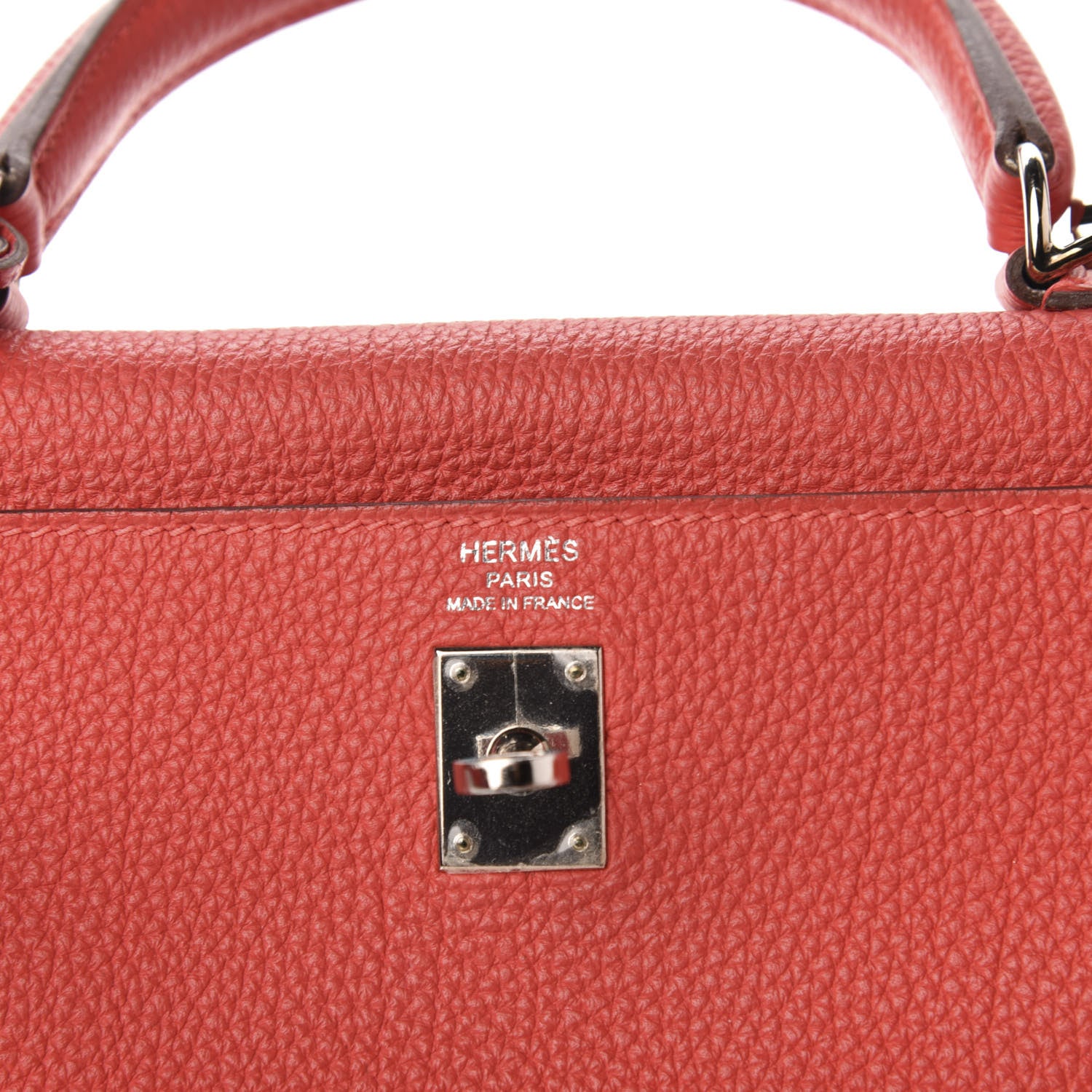 Hermes Togo Kelly Retourne 25 Rouge Pivoine 6 of 12