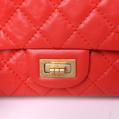 Chanel Aged Calfskin Quilted 2.55 Reissue 225 Flap Red 19 of 21