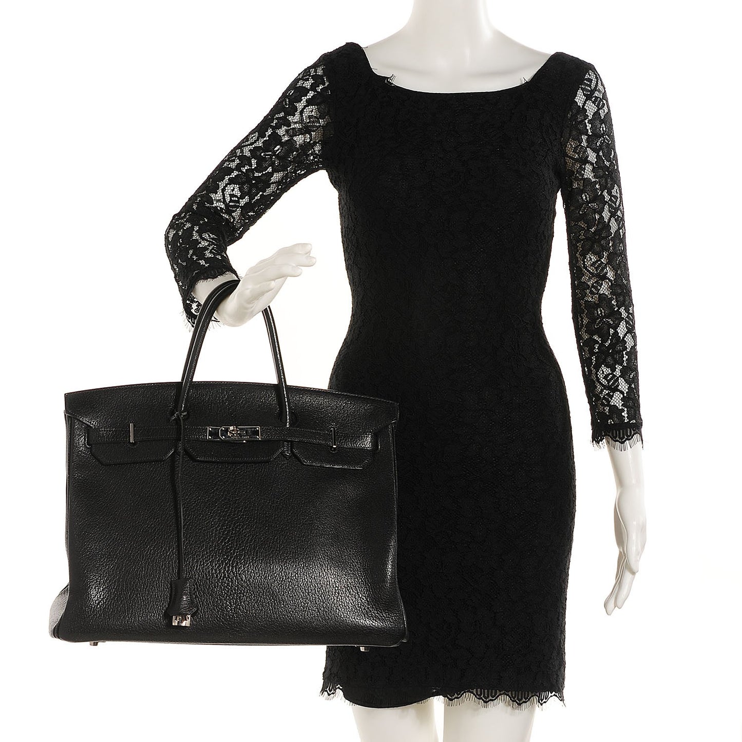 Chevre de Coromandel Birkin 40 Black
