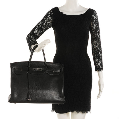 Hermes Chevre de Coromandel Birkin 40 Black 2 of 25