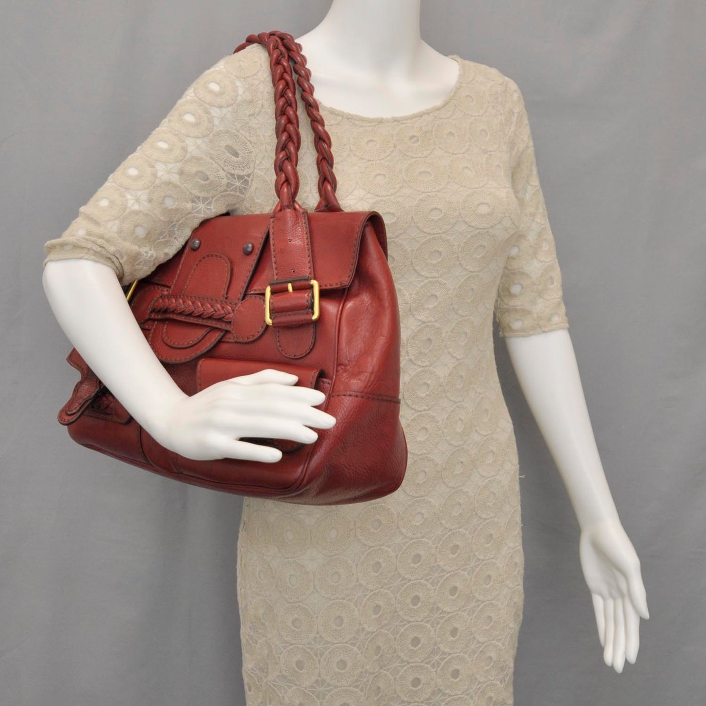 Leather Large Histoire Red