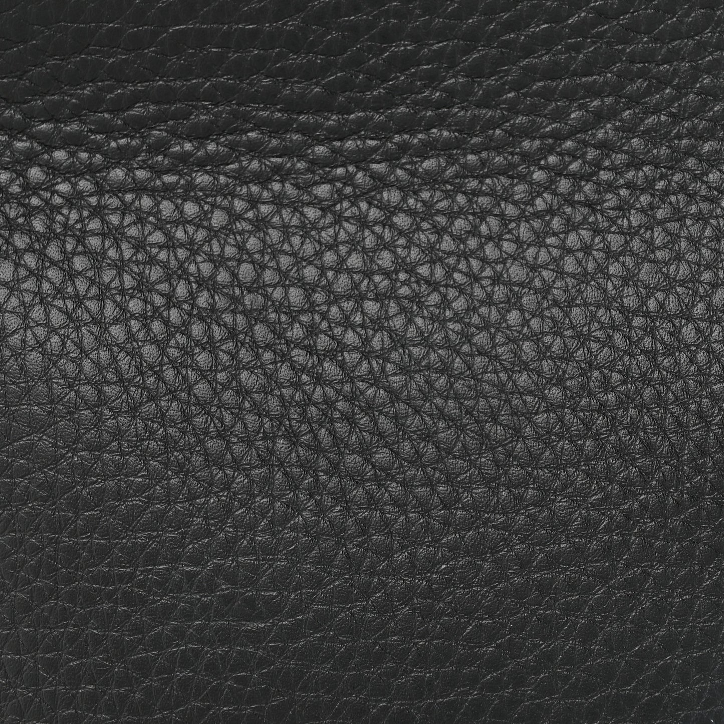 Pebbled Calfskin Rockstud Double Handle Tote Black