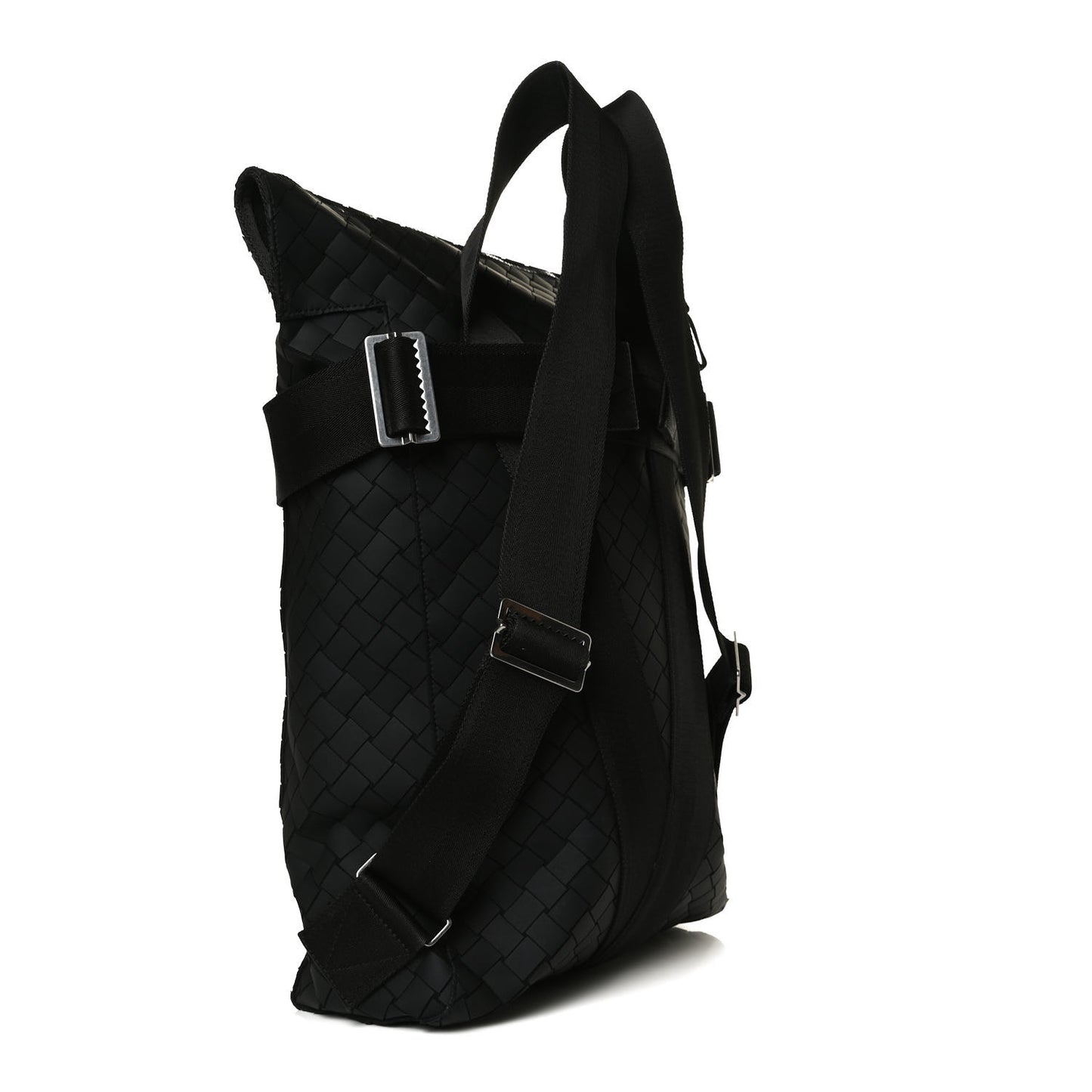 Intreccio Rubber Backpack Black