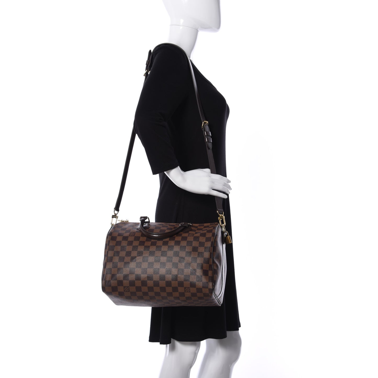 Damier Ebene Speedy Bandouliere 30
