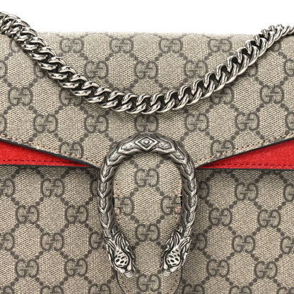Gucci GG Supreme Monogram Small Dionysus Shoulder Bag Red 8 of 10