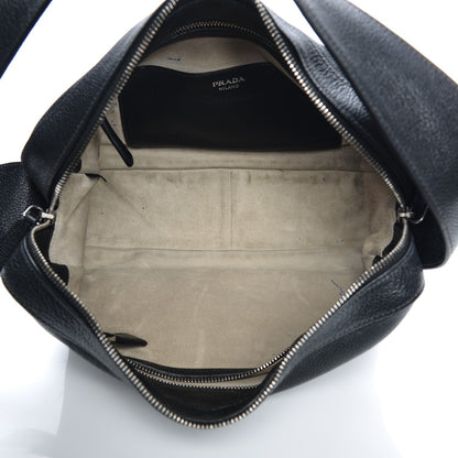 Prada Vitello Daino Shoulder Bag Nero Black 5 of 12