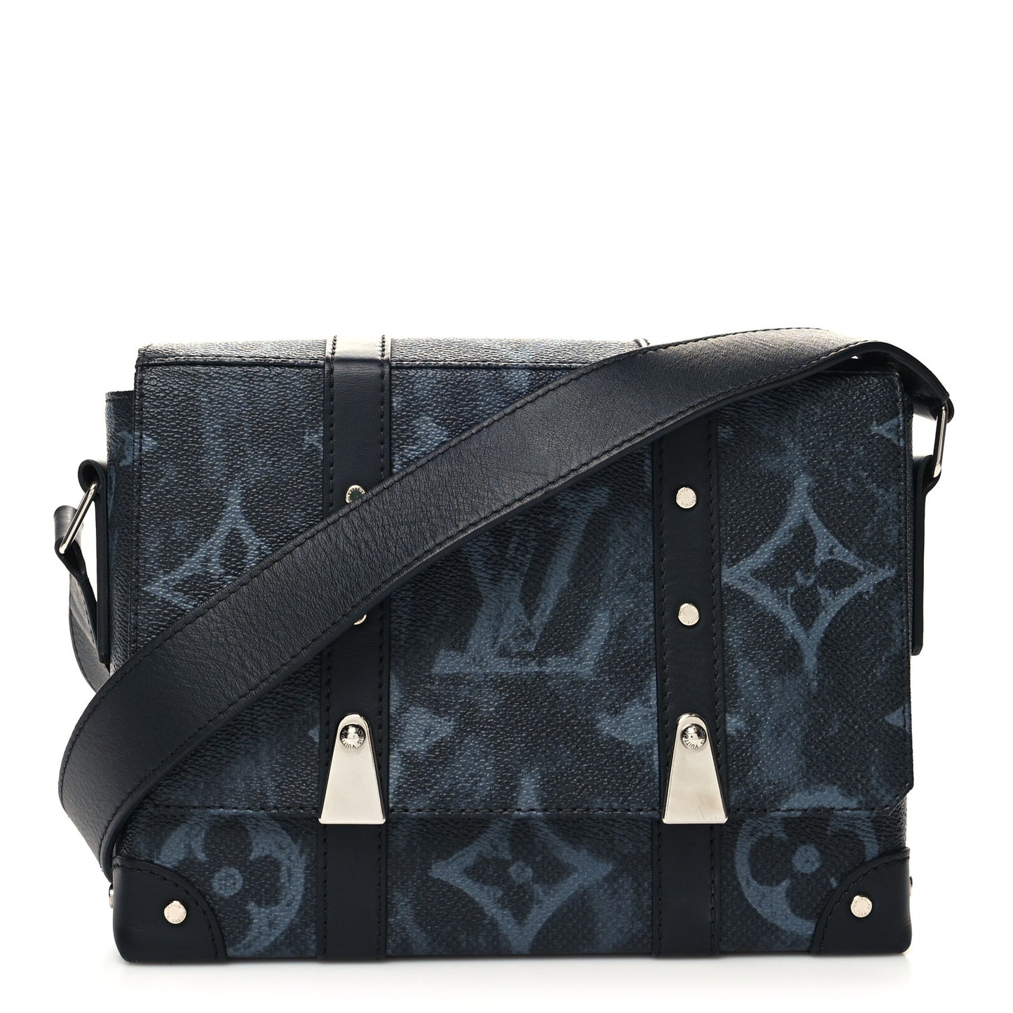 Monogram Pastel Trunk Messenger Black