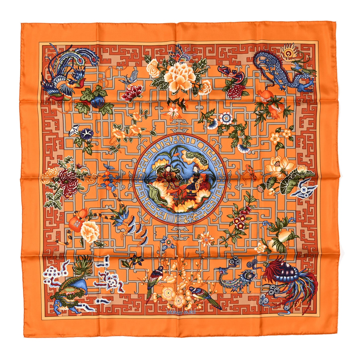 Silk Turandot Scarf 90