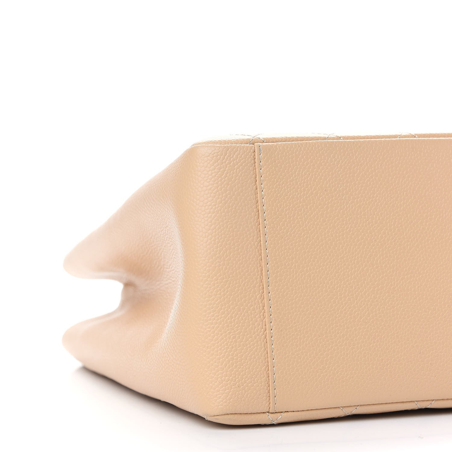 Chanel Caviar Quilted Grand Shopping Tote GST Beige 8 of 10