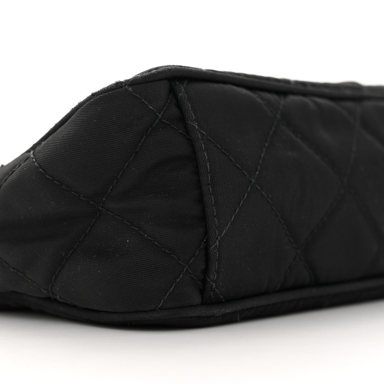 Prada Nylon Tessuto Impuntu Quilted Crossbody Bag Black 9 of 10