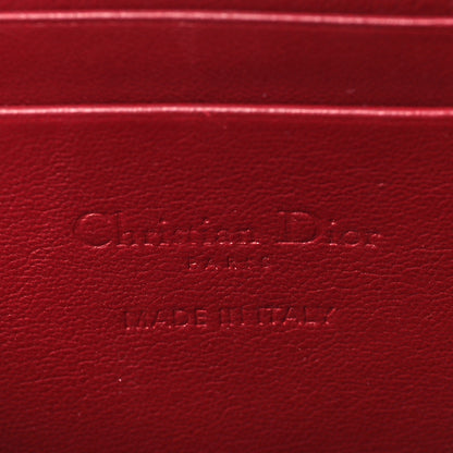 Christian Dior Patent Cannage Lady Dior Phone Holder Red 6 of 10