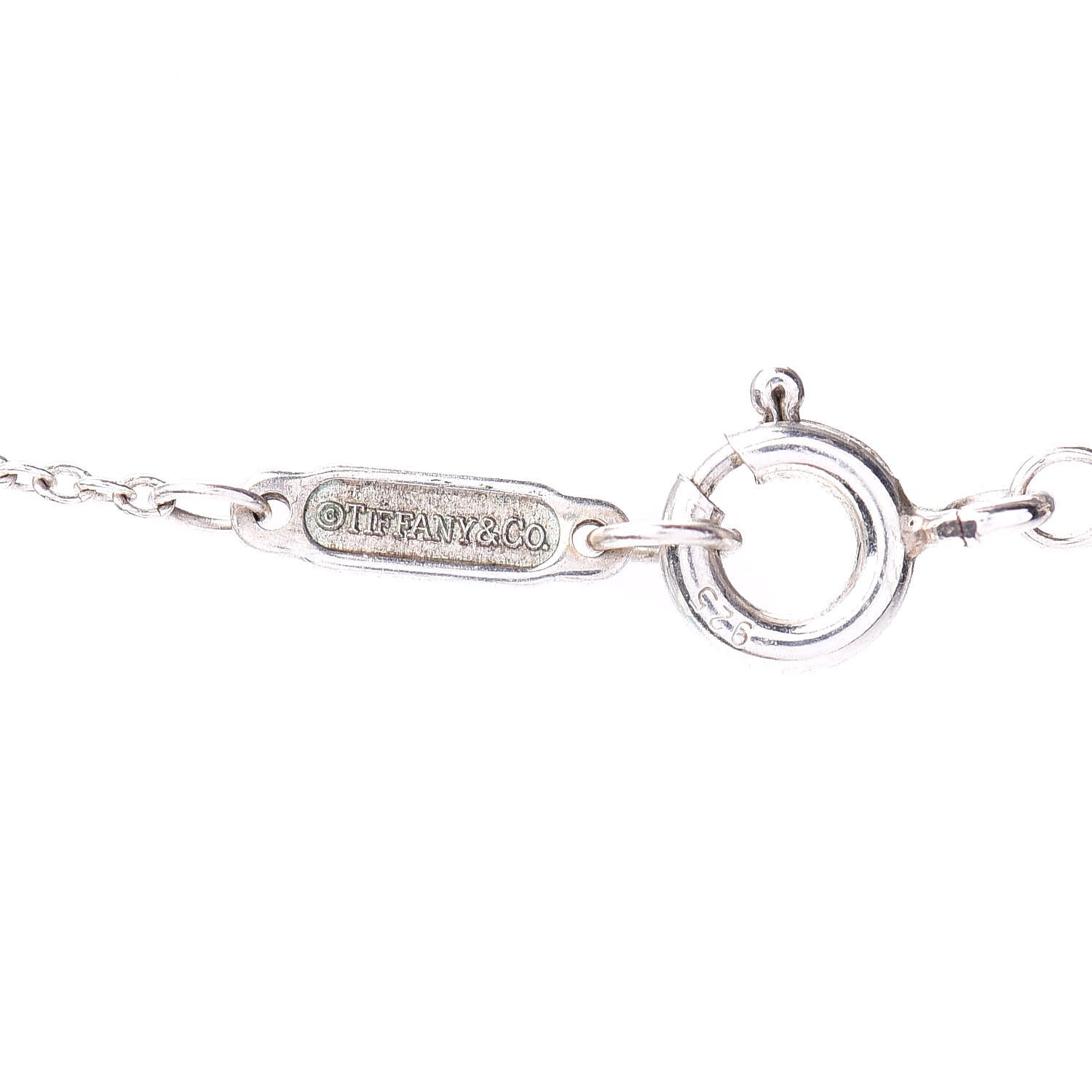 Tiffany Sterling Silver Twist Knot Pendant Necklace 4 of 4