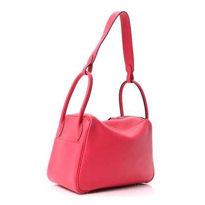 Hermes Taurillon Clemence Lindy 26 Rose Extreme 3 of 10