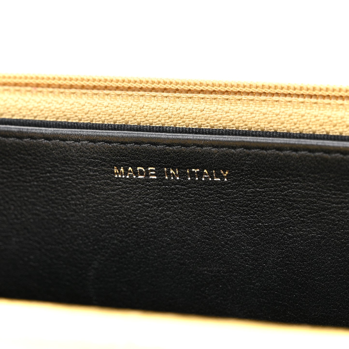 Metallic Calfskin Crocodile Embossed Cocodile Wallet On Chain WOC Gold