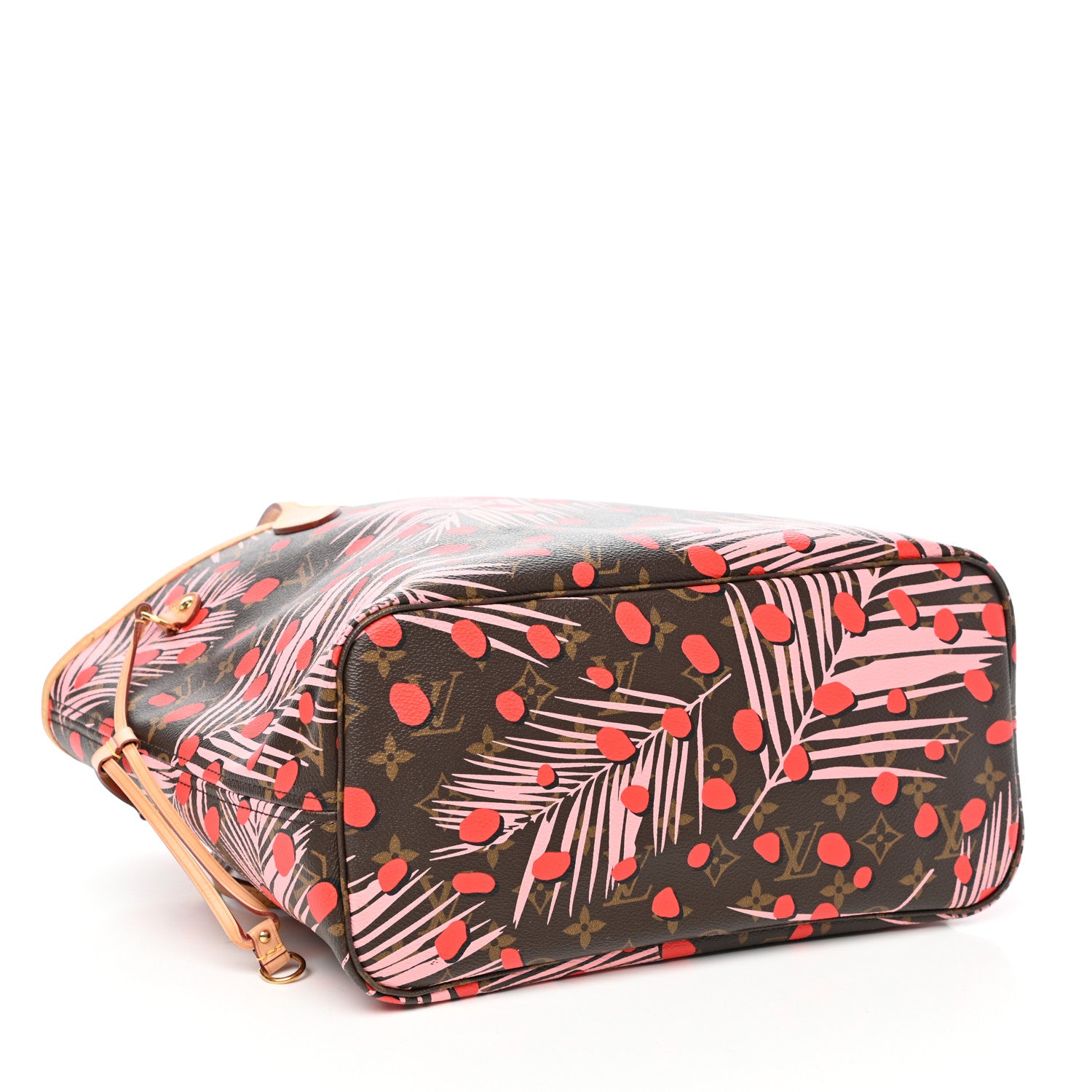 Louis Vuitton Monogram Jungle Dots Neo Neverfull MM Sugar Pink Poppy 4 of 10