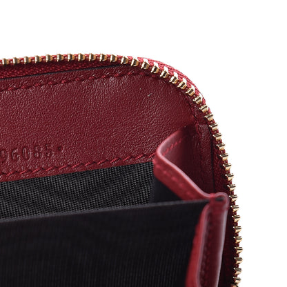 Gucci Microguccissima Zip Around Card Case Red 13 of 14