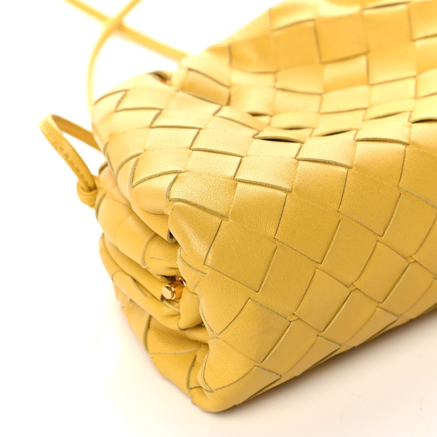 Nappa Intrecciato The Mini Pouch Buttercup