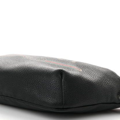 Gucci Grained Calfskin Logo Belt Bag Black 10 of 10