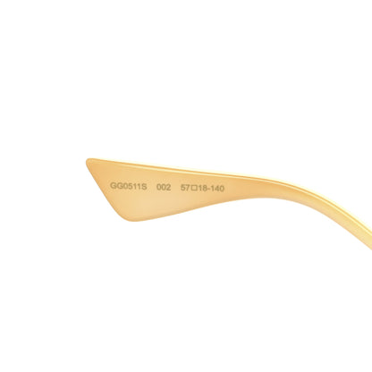 Gucci Square Frame GG0511S Sunglasses Orange Black 5 of 8