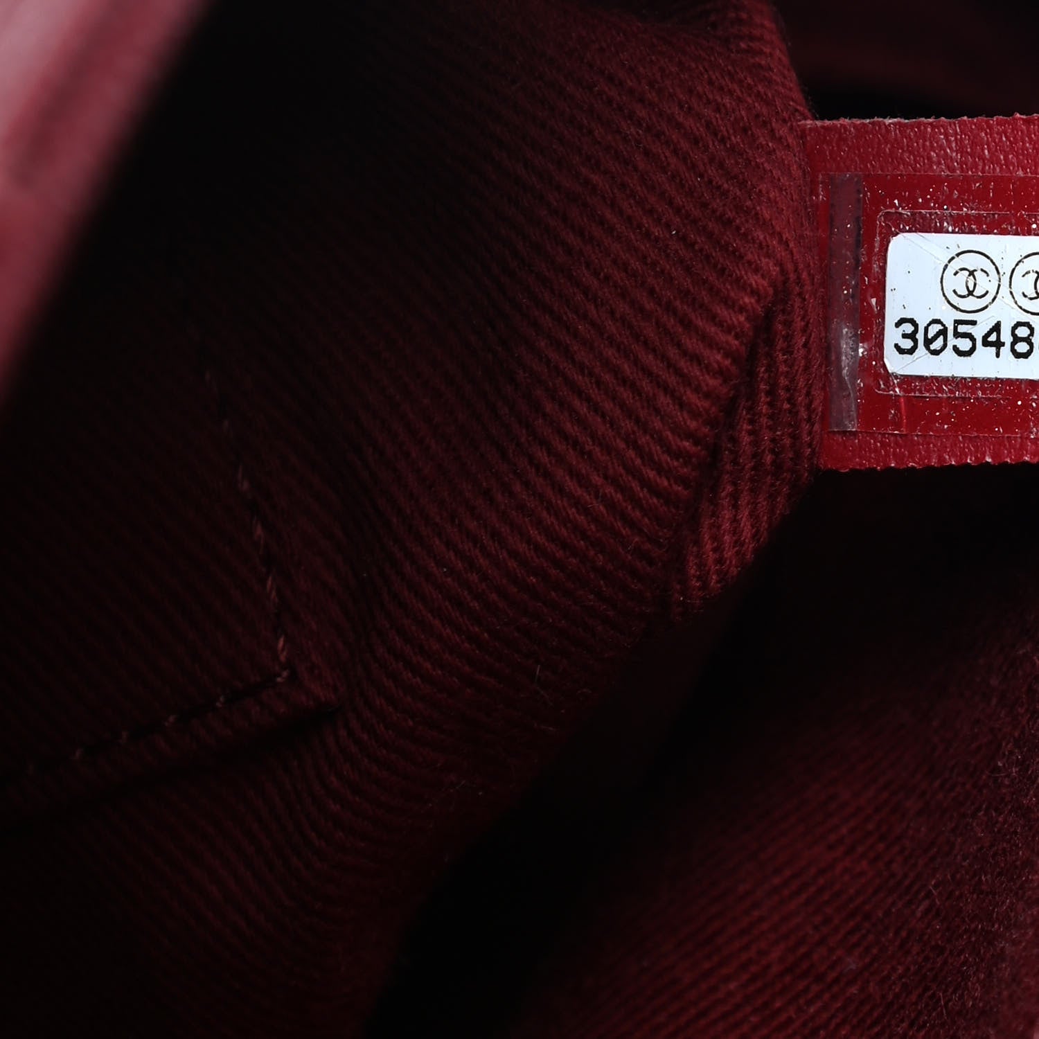 Chanel Caviar Quilted Small Coco Handle Flap Burgundy 7 of 11