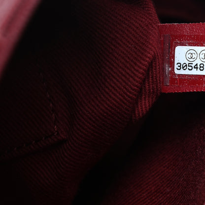 Chanel Caviar Quilted Small Coco Handle Flap Burgundy 7 of 11