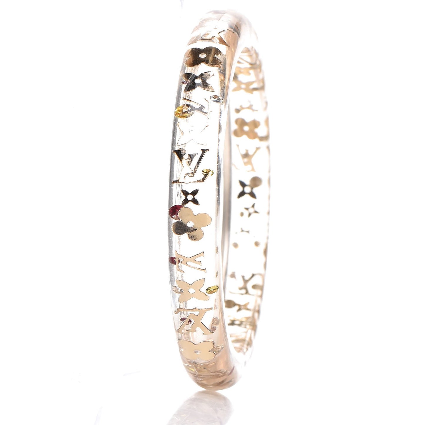 Resin Swarovski Medium Inclusion Bracelet PM Transparent