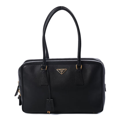 Prada Saffiano Lux Bowler Black 1 of 5
