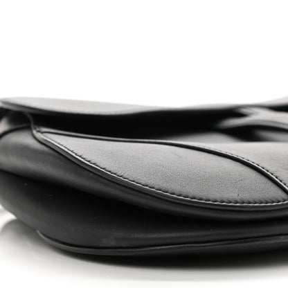 Christian Dior Ultra Matte Calfskin Saddle Bag Black 9 of 13