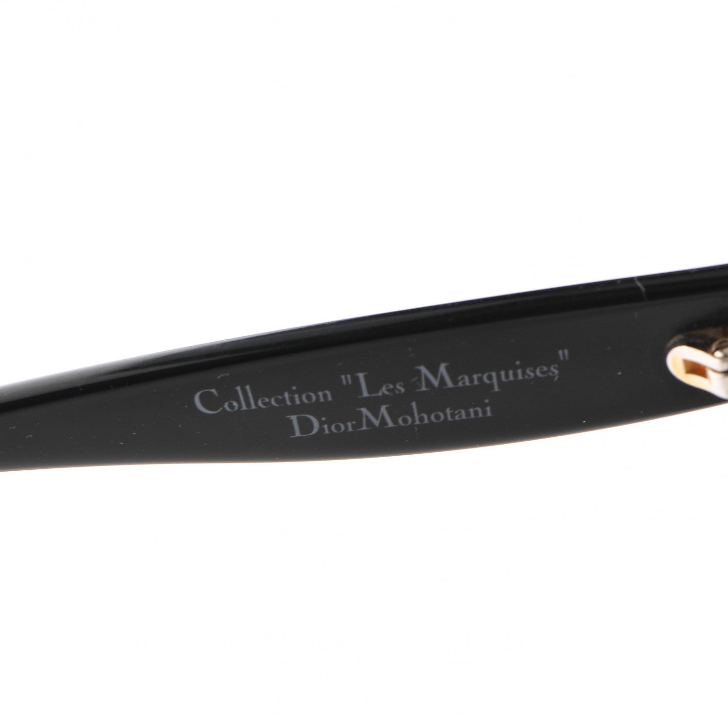 Christian Dior Acrylic Les Marquises Mohotani Sunglasses Black 6 of 7