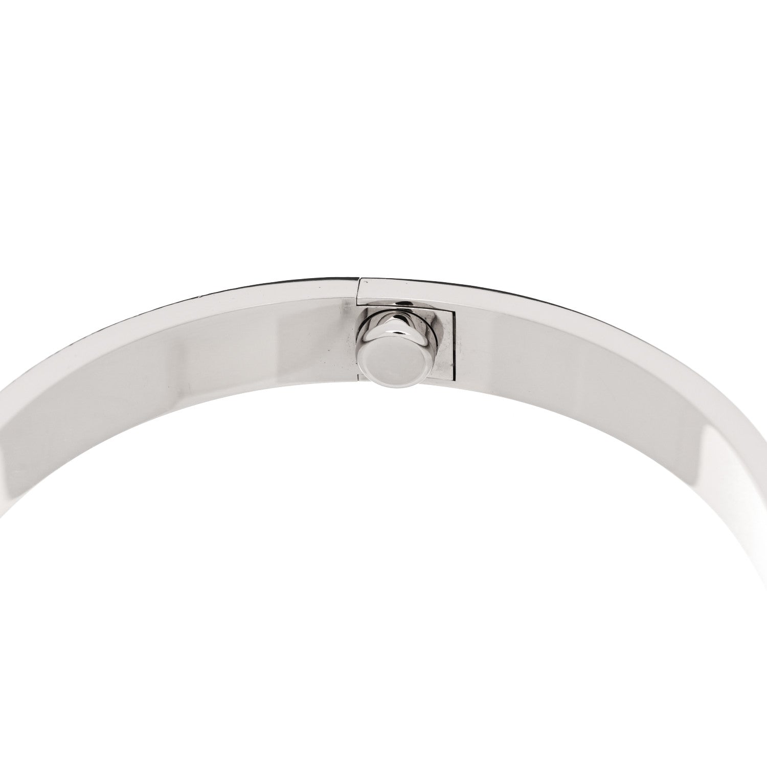 Cartier 18K White Gold LOVE Bracelet 17 7 of 9