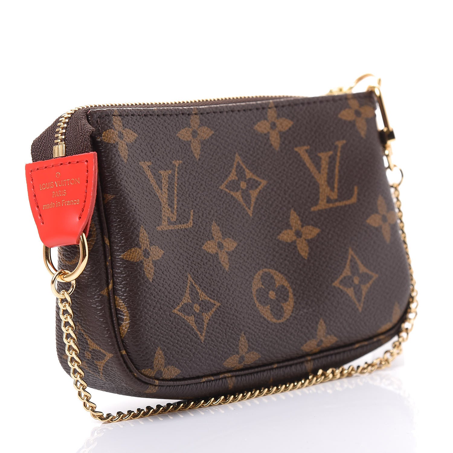 Louis Vuitton Monogram 2020 Christmas Animation Bumper Cars Mini Pochette Accessories Coquelicot 3 of 11