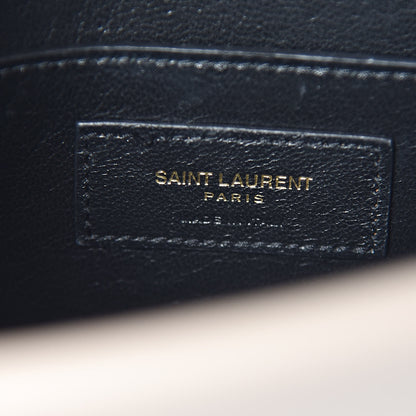 Saint Laurent Smooth Calfskin Monogram Medium Sulpice Shoulder Bag Light Natural 7 of 18