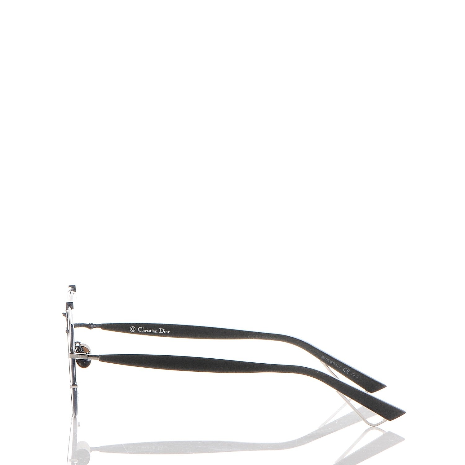 Christian Dior Technologic Sunglasses Blue Matte Black 3 of 9