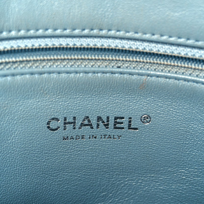Chanel Sequin Large Waterfall Flap Light Blue 6 of 11