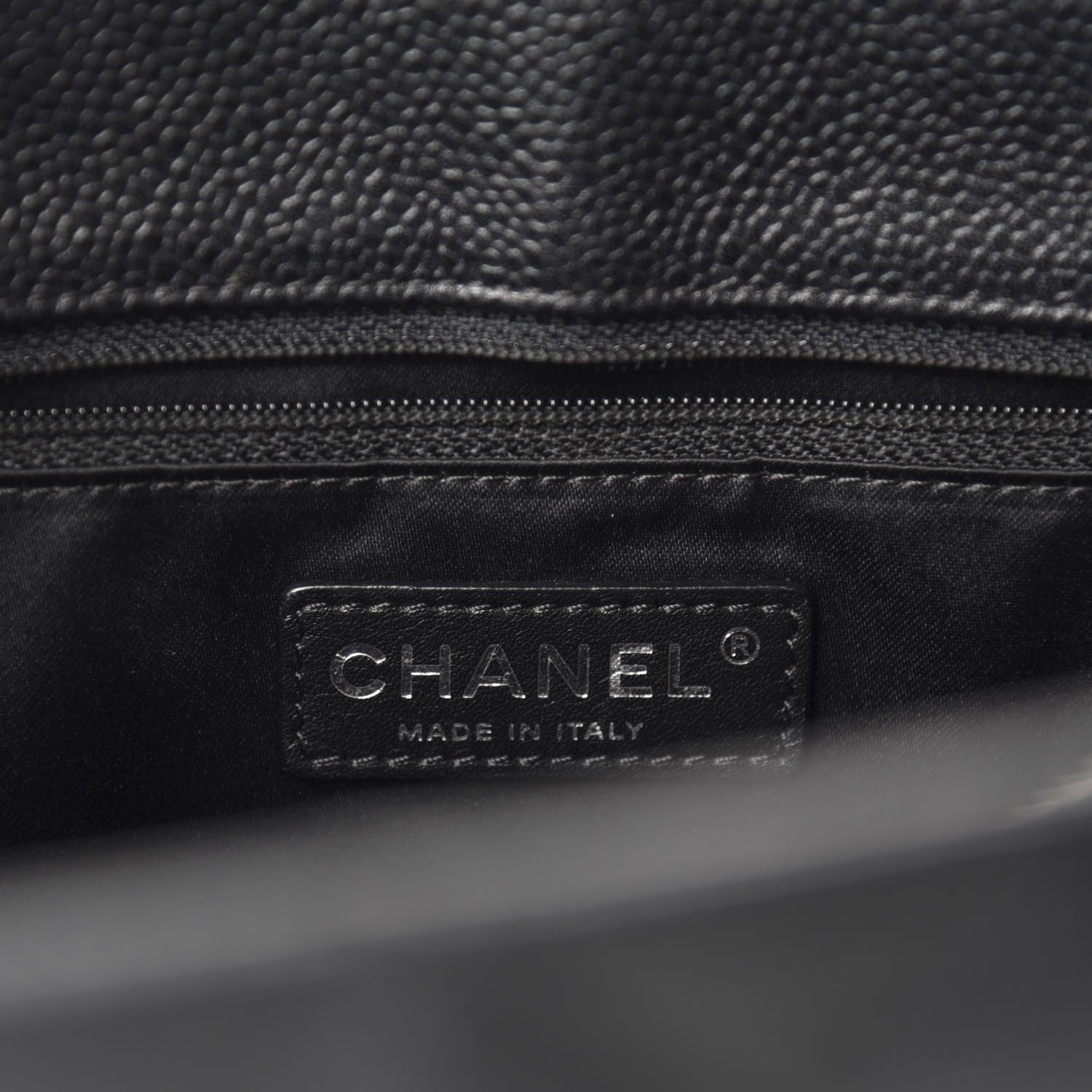 Chanel Caviar Quilted Grand Shopping Tote GST Black 11 of 13